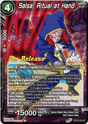Salsa, Ritual at Hand (BT13-145) - Supreme Rivalry PreRelease Cards