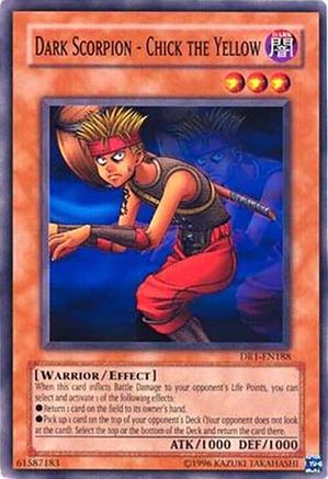 Dark Scorpion - Chick the Yellow (DR1-EN188) - Dark Revelation Volume 1 Unlimited