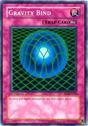 Gravity Bind (SD4-EN028) - Structure Deck: Fury from the Deep 1st Edition