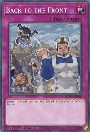 Back to the Front (EGS1-EN038) - Egyptian God Deck: Slifer the Sky Dragon Unlimited