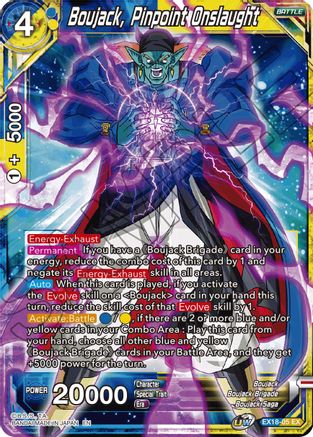 Boujack, Pinpoint Onslaught (EX18-05) - Expansion Deck Box Set 18 Namekian Boost Foil