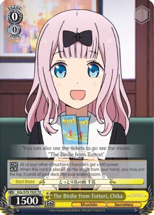 The Birdie from Tottori, Chika (KGL/S79-TE03 TD) - Kaguya-sama: Love is War