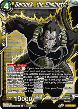 Bardock, the Eliminator (Championship Pack 2021 Vol.2) (P-334) - Promotion Cards