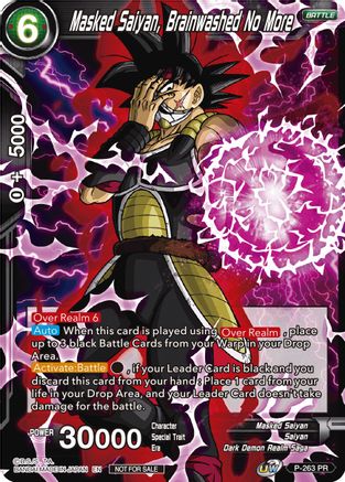 Masked Saiyan, Brainwashed No More  (Event Pack 08) (P-263) - Tournament Promotion Cards