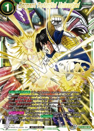 Dormant Potential Unleashed (Winner-Stamped) (BT10-088) - Tournament Promotion Cards