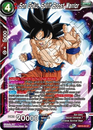 Son Goku, Spirit Boost Warrior (SD15-03) - Cross Spirits Foil