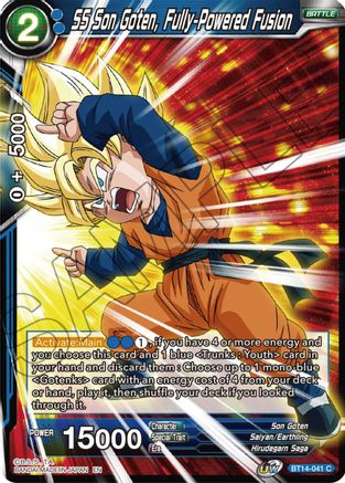 SS Son Goten, Fully-Powered Fusion (BT14-041) - Cross Spirits Foil
