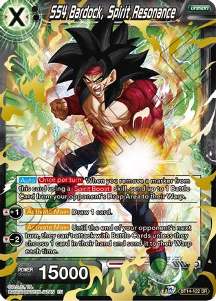 SS4 Bardock, Spirit Resonance (BT14-122) - Cross Spirits