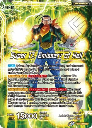 Super 17 // Super 17, Emissary of Hell (BT14-092) - Cross Spirits Foil