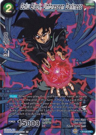 Goku Black, Unforeseen Darkness (P-124) - Collectors Selection Vol 1