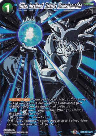 Ultra Instinct Goku's Kamehameha (BT9-131) - Collectors Selection Vol 1