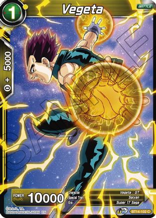 Vegeta (BT14-102) (BT14-102) - Cross Spirits Foil