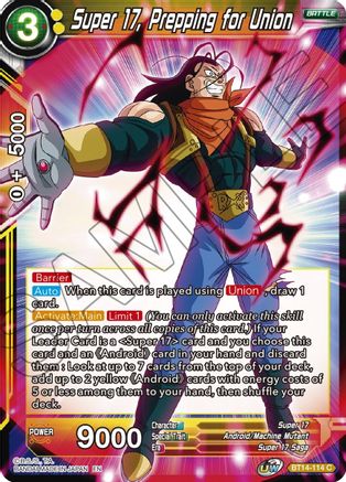 Super 17, Prepping for Union (BT14-114) - Cross Spirits