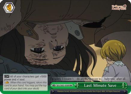 Last Minute Save (RRR) (SDS/SX03-050R RRR) - The Seven Deadly Sins