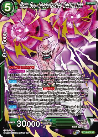 Majin Buu, Unadulterated Destruction (BT14-076) - Cross Spirits