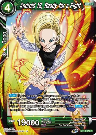 Android 18, Ready for a Fight (BT14-070) - Cross Spirits