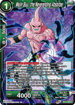 Majin Buu, the Neverending Absorber (BT14-080) - Cross Spirits Foil