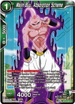 Majin Buu, Absorption Scheme (BT14-081) - Cross Spirits