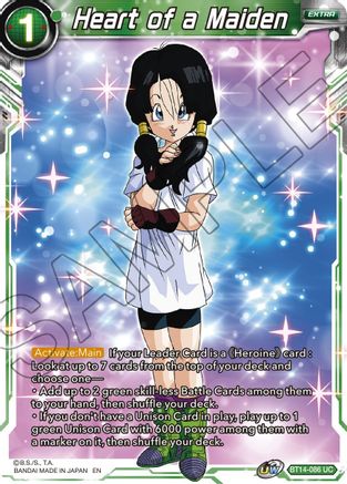 Heart of a Maiden (BT14-086) - Cross Spirits Foil