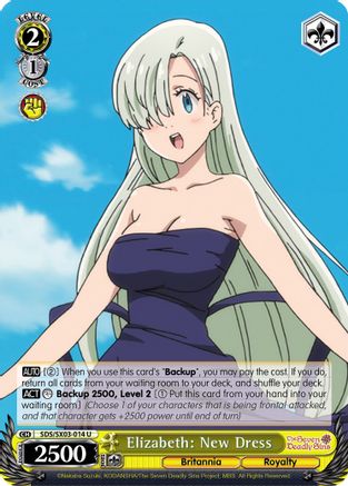 Elizabeth: New Dress (SDS/SX03-014 U) - The Seven Deadly Sins