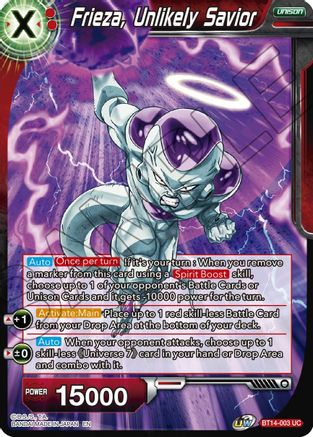 Frieza, Unlikely Savior (BT14-003) - Cross Spirits Foil