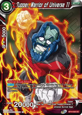 Tupper, Warrior of Universe 11 (BT14-022) - Cross Spirits Foil