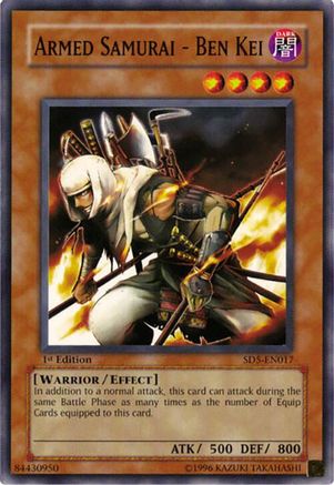Armed Samurai - Ben Kei (SD5-EN017) - Structure Deck: Warrior's Triumph 1st Edition