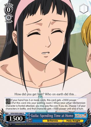 Guila: Spending Time at Home (SDS/SX03-084 U) - The Seven Deadly Sins