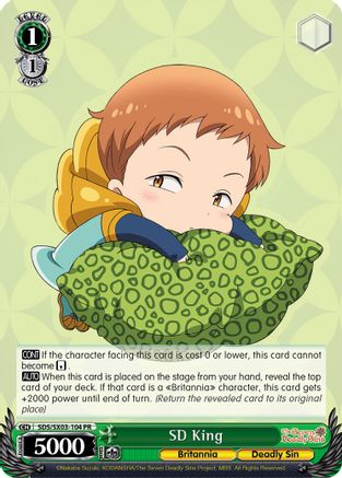 SD King (SDS/SX03-104 PR) - The Seven Deadly Sins