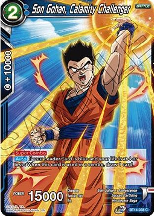 Son Gohan, Calamity Challenger (BT14-038) - Cross Spirits