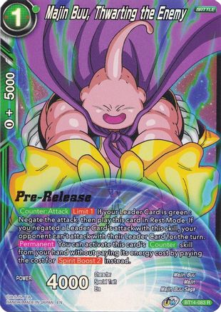 Majin Buu, Thwarting the Enemy (BT14-083) - Cross Spirits PreRelease Cards