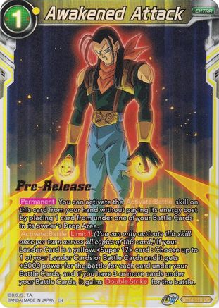 Awakened Attack (BT14-119) - Cross Spirits PreRelease Cards