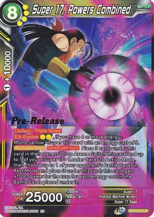 Super 17, Powers Combined (BT14-112) - Cross Spirits PreRelease Cards