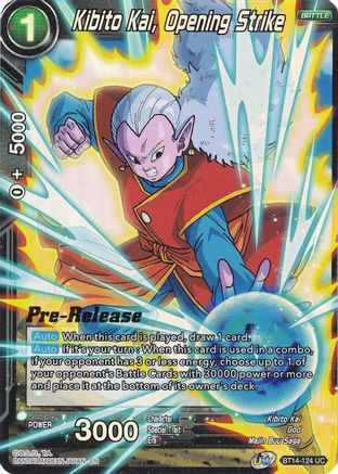 Kibito Kai, Opening Strike (BT14-124) - Cross Spirits PreRelease Cards