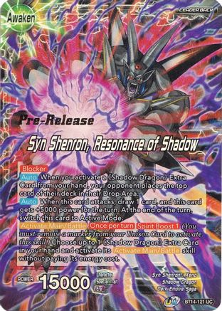 Syn Shenron // Syn Shenron, Resonance of Shadow (BT14-121) - Cross Spirits PreRelease Cards