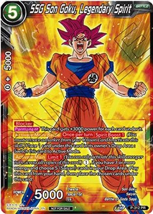 SSG Son Goku, Legendary Spirit (P-312) - Promotion Cards