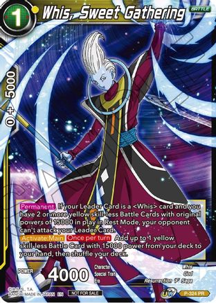 Whis, Sweet Gathering (P-324) - Tournament Promotion Cards