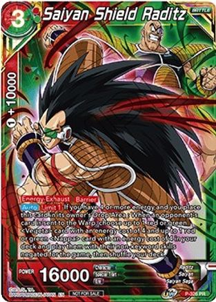 Saiyan Shield Raditz (P-326) - Tournament Promotion Cards