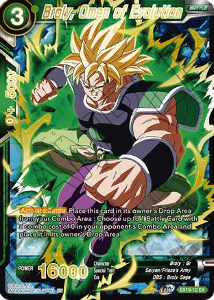 Broly, Omen of Evolution (EX19-12) - Special Anniversary Set 2021