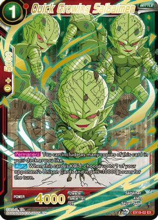 Quick Growing Saibaimen (EX19-02) - Special Anniversary Set 2021