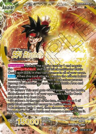 Bardock // SS4 Bardock, Prismatic Striker (EX19-20) - Special Anniversary Set 2021