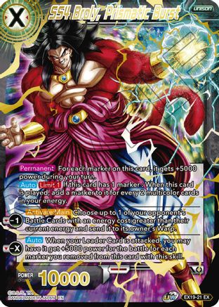 SS4 Broly, Prismatic Burst (EX19-21) - Special Anniversary Set 2021