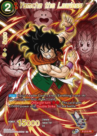 Yamcha the Lawless (Alternate Art) (P-215) - Special Anniversary Set 2021