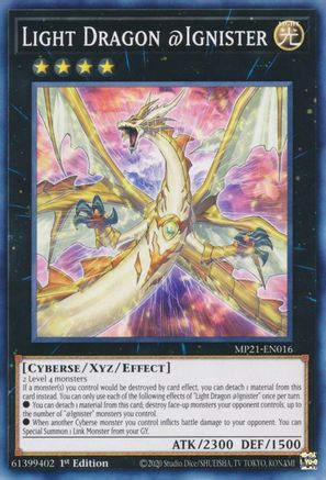 Light Dragon @Ignister (MP21-EN016) - 2021 Tin of Ancient Battles 1st Edition