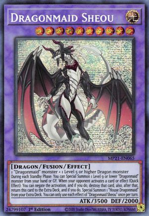 Dragonmaid Sheou (MP21-EN065) - 2021 Tin of Ancient Battles 1st Edition