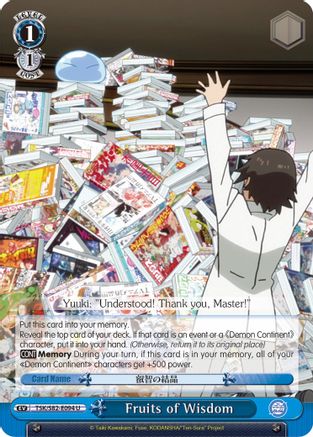Fruits of Wisdom (TSK/S82-E094 U) - That Time I Got Reincarnated as a Slime Vol.2