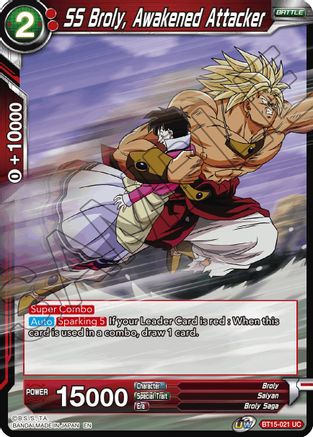 SS Broly, Awakened Attacker (BT15-021) - Saiyan Showdown