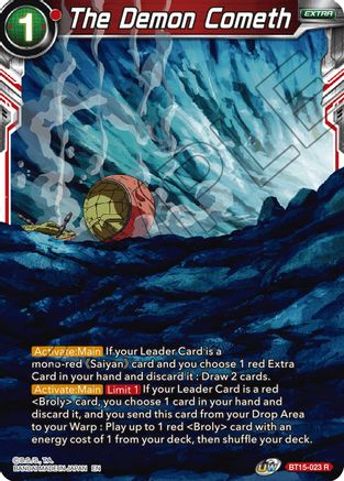 The Demon Cometh (BT15-023) - Saiyan Showdown