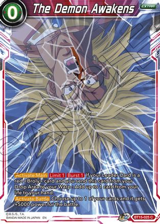 The Demon Awakens (BT15-025) - Saiyan Showdown Foil