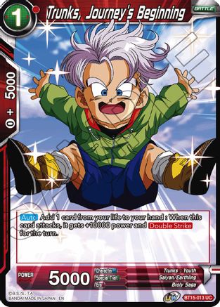Trunks, Journey's Beginning (BT15-013) - Saiyan Showdown